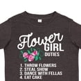 thumbnail image 4 of Inktastic Flower Girl Wedding Duties Girls Toddler T-Shirt, 4 of 5