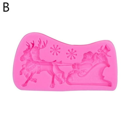 

Christmas Silicone Cake Mold Baking Fondant Chocolate Desserts DIY G0Z0