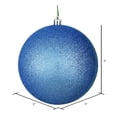 thumbnail image 2 of Vickerman 3" Periwinkle Glitter Ball Ornament, 12 per Bag, 2 of 5