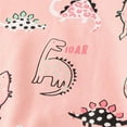 thumbnail image 6 of Byoo Dinosaur Graphic Big Girls Sweatshirt Crewneck Long Sleeve Pullover Top Sports Soft Daily Top, 6 of 6