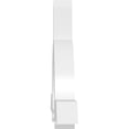 thumbnail image 3 of 60"W x 25"H x 4"D x 4"F, 10/12 Pitch, Ericson Architectural Grade PVC Gable Bracket, 3 of 8