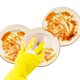 thumbnail image 4 of Esponja de cocina Uxcell con mangos, 1 pieza de esponjas de celulosa, cepillo de limpieza, almohadillas de fregado, limpiaparabrisas de vidrio, rosa, 4 of 7
