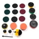 thumbnail image 4 of Juego de 20 cepillos para taladro con varilla de extensión y almohadillas de esponja para fregado a presión, kit de limpieza de cocina, 4 of 8