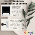 thumbnail image 4 of Custom Name Signature Stamp - 10 Font Options Self-Inking 1 or 2 Line Stamper with Personalized Script Calligraphy Thank You Handmade Stamp (Signature Stamp), 4 of 4