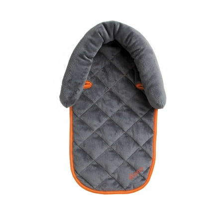 Diono Stroller Lock - Diono Infant Head Support for Car Seat or Stroller, Soft Cushioned Comfort, Grey