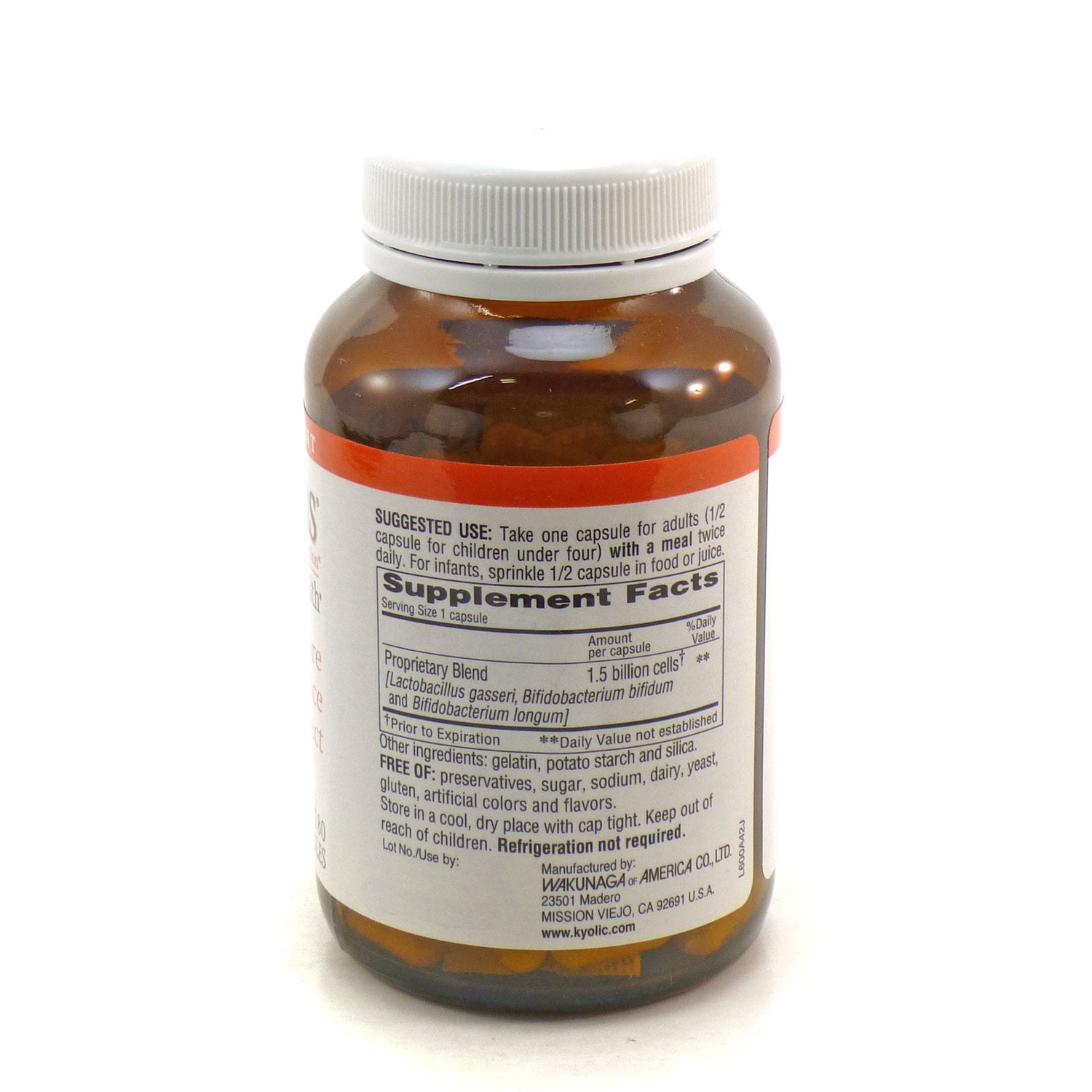 Kyo-Dophilus Daily Probiotic, Immune health digestive support, 180 Capsules
