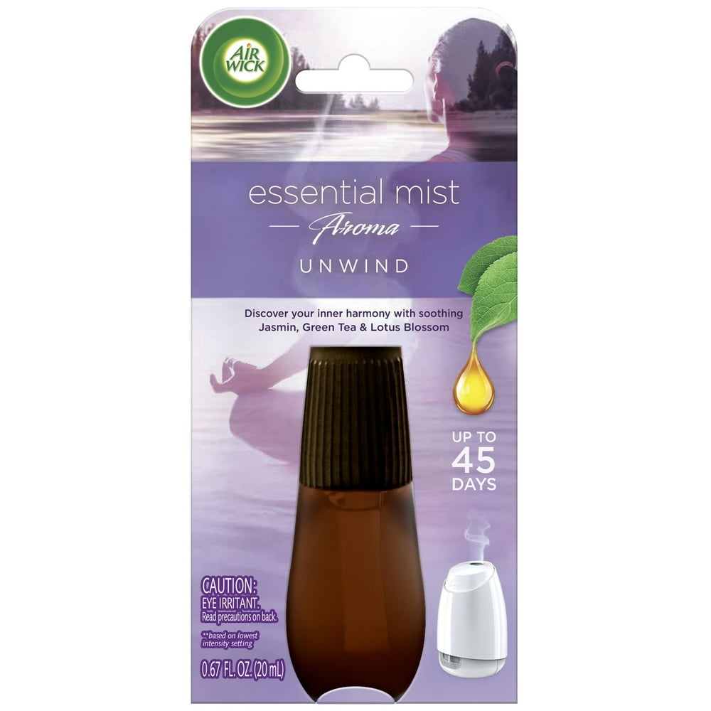 Air Wick Essential Mist Refill, 1 ct, Unwind, Air Freshener, Essential