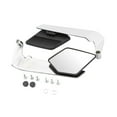 thumbnail image 5 of Vsenkes Generic Motorcycle Rearview Mirrors Universal Foldable Wind Wing Side Mirror Silver, 5 of 9