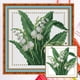 thumbnail image 1 of (H427) Hilo Algodón Ecológico para Bordado No Manchú 14CT 2 Hebras Tela Blanca 17*17cm Kit Serie Flores Punto Cruz Con Flores Diciembre Y Mayo, 1 of 9