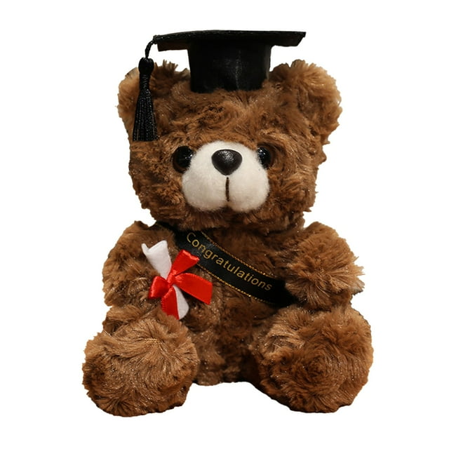 La Muñeca Del Sombrero de la Graduación Está Hecha de Juguetes de Peluche, Que Miden 7,1 Pulgadas de Altura, Y Es un Regalo de Graduación / Recuerdo de Celebración / Decoración Del Hogar