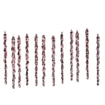 AUDeals Colorful Acrylic Icicle Christmas Ornaments Glittering Ice Stick & Ice Drop Hanging Decor for Tree, Windows & Winter Wonderland Theme