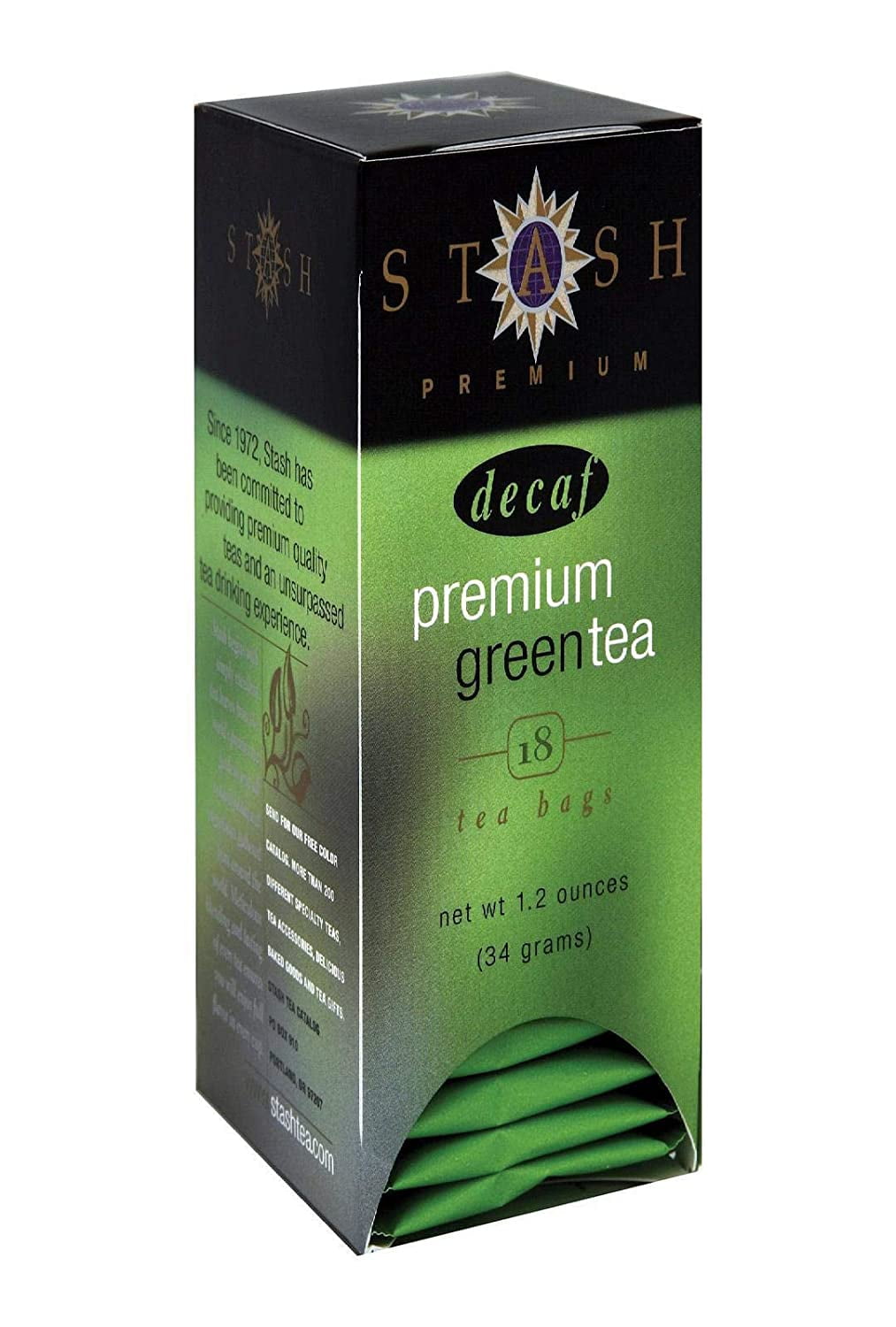 stash green tea caffeine