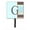 Blue, variant on Carolines Treasures  Letter G Initial Monogram - Pink Stripes Leash Holder Or Key Hook