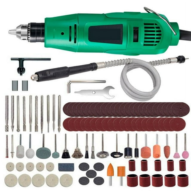 Machine de Gravure Haute Puissance 260W/480W Perceuse Électrique à Vitesse Variable 6 Bits Outil de Coupe Rotatif, Compact et Léger Portable