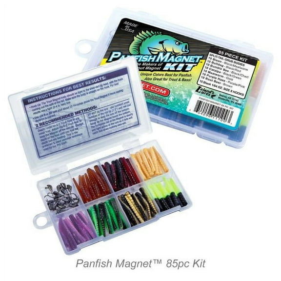 Leland's Lures Panfish Magnet 82 Piece Kit