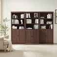 thumbnail image 6 of VAUXHILL & CO. Halston Standard Bookcase with Doors, Adjustable Shelving Unit, Cherry, 6 of 11