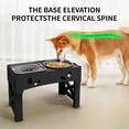 thumbnail image 6 of Elevated Dog Bowls, Raised Dog Bowl Stand With Slow Feeder & No Spill Water Bowl, 5 Adjustable Heights, For Large Medium And Small Dogs, 6 of 10