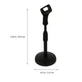 thumbnail image 2 of Shisuyan Microphone Stand Users Who Need Microphone Support Metal 1Pc 13.8X4.5X4.5In, 2 of 8