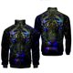thumbnail image 3 of Chaqueta con cremallera y estampado 3D de tigre novedoso, chaqueta de primavera de manga larga con cuello alto, ropa para hombre, abrigos con patrón informal de talla grande, 3 of 5