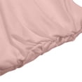 thumbnail image 4 of Y-Sunset Women's Fold Over Capri Pants - Low Rise Wide Leg Gaucho Pants Summer Casual Cropped Yoga Pants Lounge Bottoms(Pink/XXL), 4 of 9
