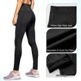 thumbnail image 4 of Pantalones de Yoga para Mujeres con Pantalones de Yoga Con Bolsillos Para El Abrenamiento de Cinta Alta Seca Leggings para correr Pantalones, 4 of 6