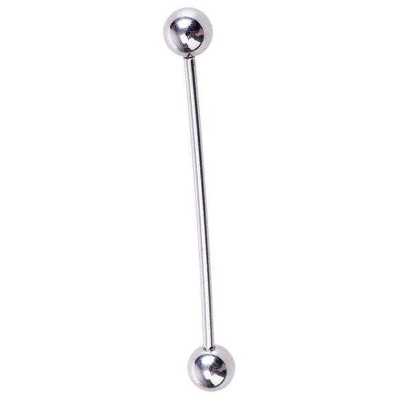 LOLIPPYY Industrial Barbell Ear Bone Earring Featuring Standard 14 Gauge with 5mm Design for Stylish Look