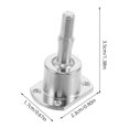 thumbnail image 2 of FELTECHELECTR Bisagra Torque Metálica Con Ángulo Ajustable Y Para Puertas Y Cajas Plateada, 2 of 8