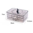 thumbnail image 4 of POINTERTECK Boîte de Rangement pour Bijoux Transparente pour Femmes Grande Capacité Boîtes à Bijoux pour Collier Boucles d'Oreilles Élastiques à Cheveux, 4 of 4
