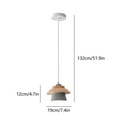 thumbnail image 3 of Elainilye Adjustable Bedhead Pendant Hanging Lamp, Linear Cord Lighting Fixture Design, Minimalist Glow for Hallway, Balcony, Dining Room Ambiance, 3 of 7