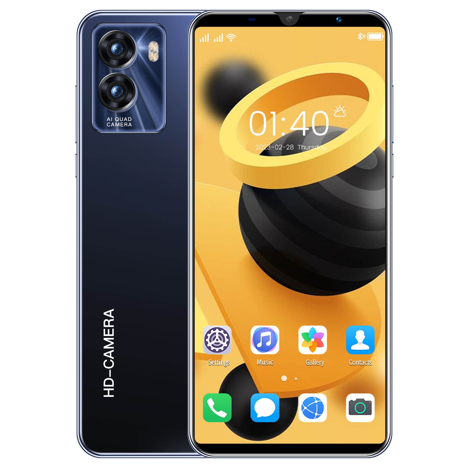 FYTPOV Android Phone, R35 Smartphone 5-inch 512mb+ 4Gmemory 1500mAh-long, Exquisite Outdoor Sports Phone(American Regulations), Cell Phones Unlocked