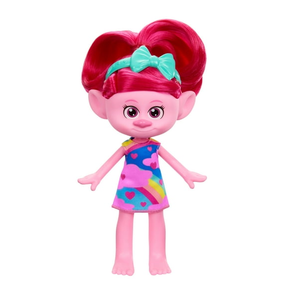 DreamWorks Trolls Fun Fair Surprise Trendsettin’ Queen Poppy Fashion Doll Inspired by the Series