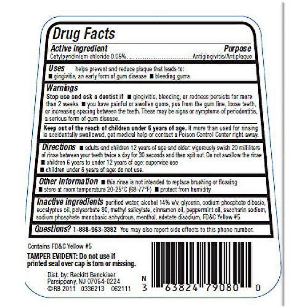 Cepacol Antibacterial Mouthwash And Gargle, Gold - 24 Oz