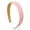 Light Pink, variant on Light Pink Headbands for Women 1 Inch Halloween Headbands Wide Thick Red Hairband Faux Leather Headband for Women and Girls Fashion Plastic Hard Head Band Solid Colors(2 packs)