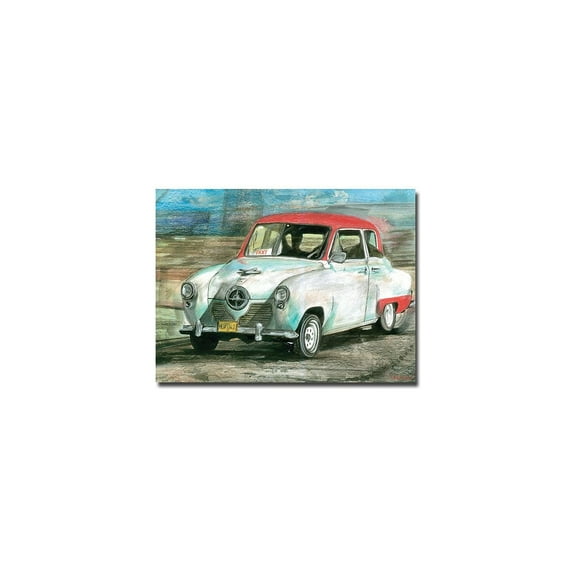 Trademark Fine Art "On My Way" Canvas Art