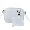 thumbnail image 1 of Women Fashion Shoulder Bag Transparent Jelly Bag Transparent Bag Crossbody Messenger Bag (White), 1 of 4