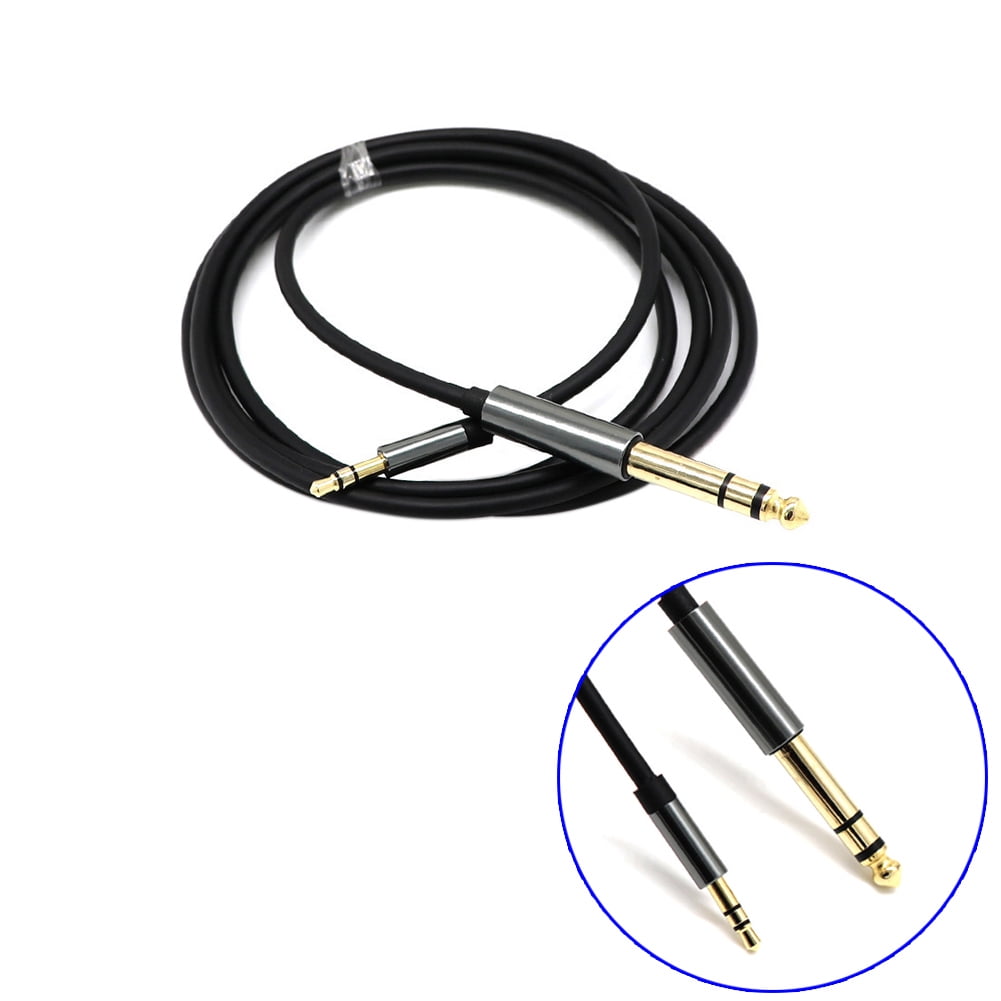 1.5M Adapter Cable M/M 3.5Mm Mini Jack Male To 6.35Mm 1/4 Plug Male Trs  Stereo Audio Cord 