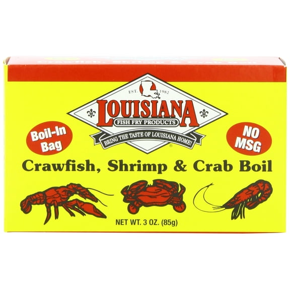 Louisiana Fish - Crawfish Shrimp Crab Boil - 3 Oz, Case of 12