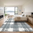 thumbnail image 3 of ODIKA 4'x6' Machine Washable Non-Slip Area Rug, Distressed Gray High Traffic Rug, Gray, 1178808, 3 of 7