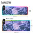 thumbnail image 3 of Purple Lotus Leaf Wireless Charging RGB Gaming Mouse Pad Large Keyboard Mat Rubber Base 13 Light Modes, 3 of 6
