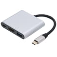 thumbnail image 2 of Estación de acoplamiento tipo C 3 en 1 Adaptador USB 3.0/Tipo C a interfaz multimedia HD Tipo C, 2 of 14