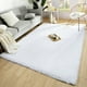 thumbnail image 2 of Alfombra Merelax grande, peluda, de color blanco suave, 183 x 274 cm, 2 of 7