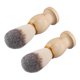 thumbnail image 4 of 2Pcs Badger Hair Men'S Shaving Brush Salon Men Facial Beard Cleaning Appliance Shave Tool Razor Brush with Wood Handle for Men, 4 of 5
