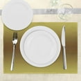 thumbnail image 3 of Ambesonne Ombre Place Mats Set of 4, Vintage Digital Design, Standard Size, Mustard and Brown, 3 of 6