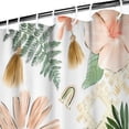 thumbnail image 3 of Pioneer Flower Floral Print Pattern Shower Curtain 72"x72" ,Bathroom Decorative Shower Curtains Set with 12 Hooks,Modern Waterproof Washable Shower Curtain, 3 of 6