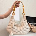 thumbnail image 2 of ibiyuan Crossbody Bags For Women Travel Large Capacity Woven Shoulder Tote Handbag for Women, Casual Beach Commute Everyday Shoulder Purse Gifts For Girlfriend, 2 of 6