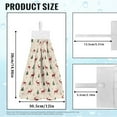 thumbnail image 7 of ZIATUBLE Xmas Snowflakes Deer Hand Towels for Kitchen Decorative Dish Hand Towel Lightweight Hanging Dish Towels Set 3 Piece with Hanging Loop Hand Towels for Bathroom Dish Hand Towel, 7 of 7