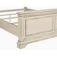 thumbnail image 6 of Pemberly Row Traditional Solid Wood King Bed in Ant White Finish, 6 of 7