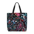 thumbnail image 1 of Balery Paisley Bolsa de Mano para Mujeres con Cremallera, Bolsa de Gimnasio con Compartimentos, Bolsa para Laptop, Bolsa para Trabajo, 1 of 7