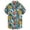 a-88Blue22, variant on Mens Point Collar Vintage Pineapple Print Short Sleeve Shirt Loose Fit Lightweight Breathable Summer Holiday Casual Button Down Shirts Stylish Top XXL