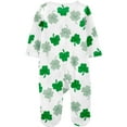 thumbnail image 2 of Carter's Child of Mine Baby Unisex St. Patrick's Sleep 'n Play, Sizes Preemie-6/9 Months, 2 of 5